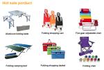 Customizable Logo Countries Flag Printed Folding Metal Camping Beach Chair