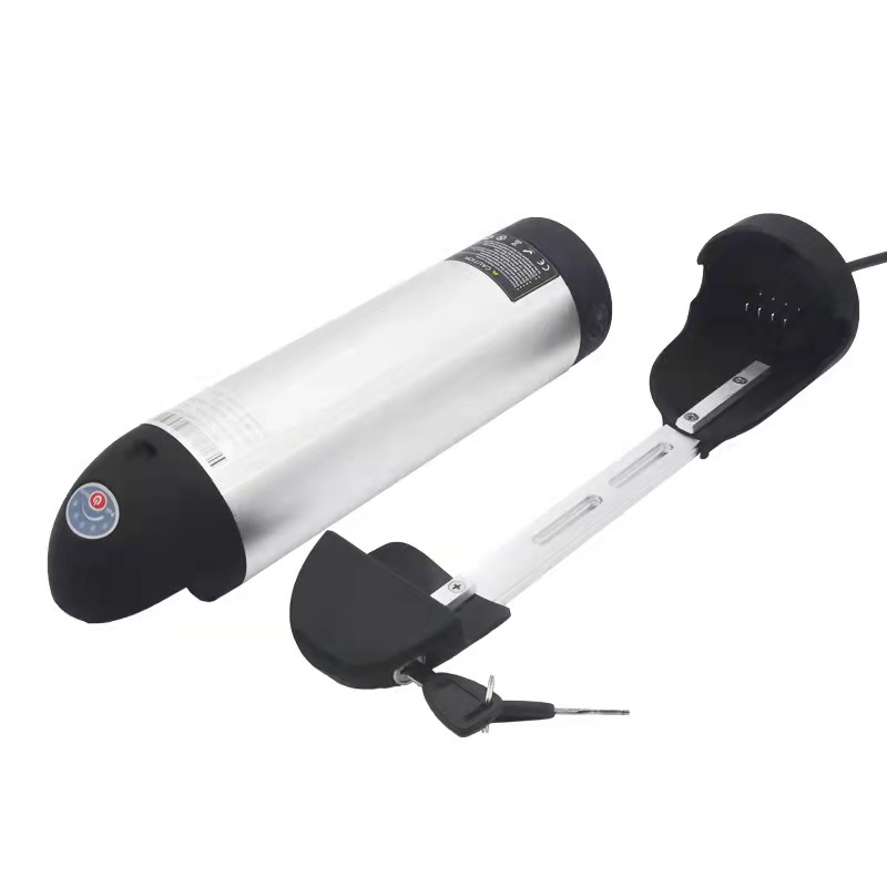 36v 10.4ah Bicycle Lithium Battery 10S4P With Black Aluminum Case