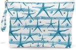 Waterproof Large Capacity Travel Cosmetic Bag Zipper Pouch For Women Girls Mom