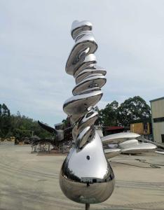 Wholesale ODM Stainless Steel Garden Ornaments Statues 2.5 Meter Length from china suppliers