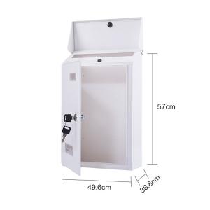 Wholesale Garden Letterbox Wall Mounted Durable Residential Steel Mailbox from china suppliers