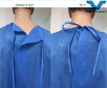 Durable Disposable Surgical Gown VASTPROTECT-501 Elastic Cuff Isolation Gown