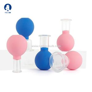 Wholesale Glass And Rubber Cupping Medical Body Health Silicone Massager Therapeutic Massage Suction Cups from china suppliers