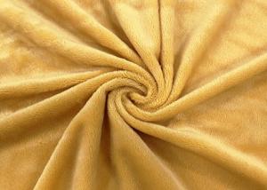 Wholesale 230GSM Soft 100% Polyester Plush Fabric for Toys Accessories Jasmine Yellow from china suppliers
