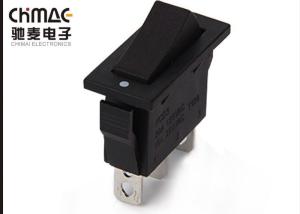 Wholesale 5 Pins 10a Electrical Rocker Switches With Orange Led Brass Strip Kcd3 from china suppliers