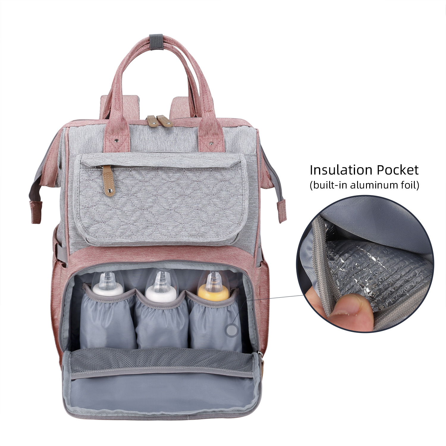 OEM ODM Maternity Nappy Bag ISO9001