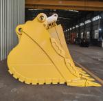 20 Ton Excavator Rock Bucket Hardox500 Material Gray Color Custom Construction