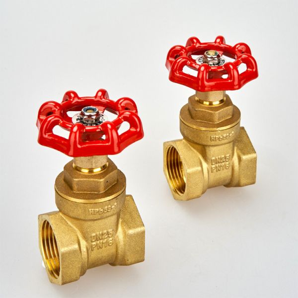 Straight Through Type Brass Gate Valve for Threaded Wire Pipe and Water Switching
