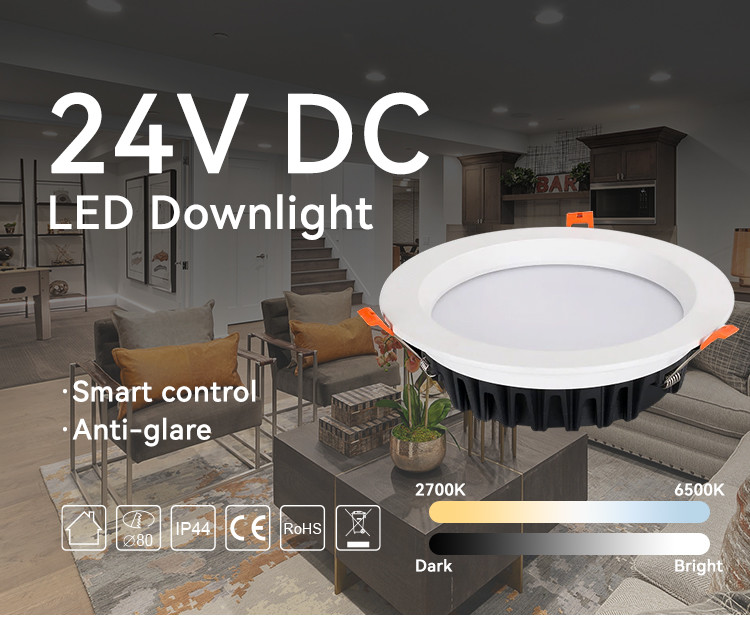 CRI90 7 Watt Downlight 110 Degree Beam Angle 562lm-670lm Recessed Spot Lights