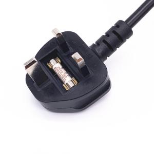Wholesale SASO Saudi Arabia Power Cord 3A 5A 7A 13A 250V 3 Pin Power Cable from china suppliers