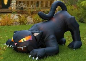 Wholesale CE Certificate Outdoor Giant Advertising Inflatables Black Cat For Halloween Festival from china suppliers