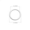 Buy cheap 10.4mm 10.5mm Bra Adjuster Slider Metal With Nylon Coated from wholesalers