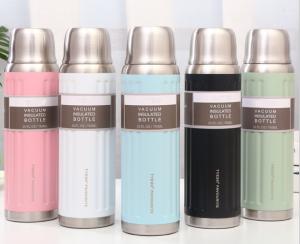 Wholesale 750ml Insulated Stainless Steel Flask Bottle , Wide Mouth Thermos Bottle from china suppliers