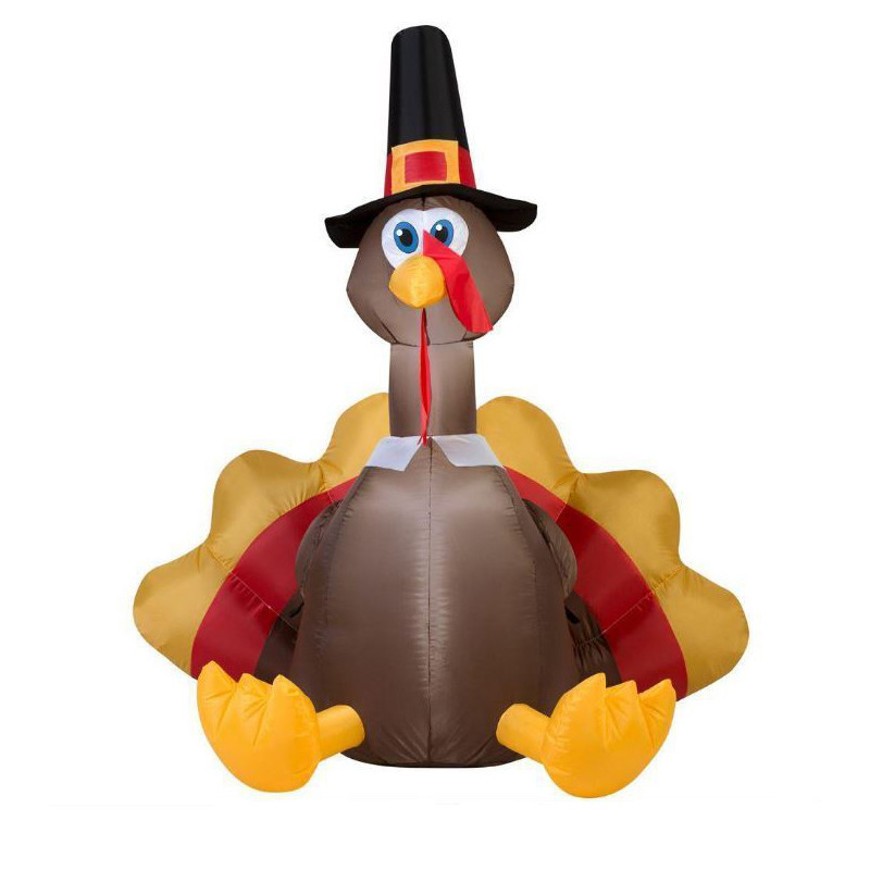 Customized Super popular yard decorative thanksgiving giant inflatable turkey