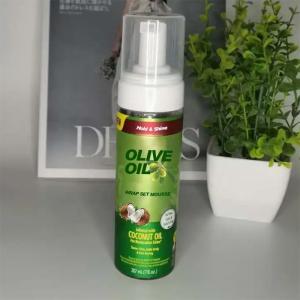 Wholesale Private Label Strong Hold Olive Oil Infused Styling Foam For Curly Hair from china suppliers