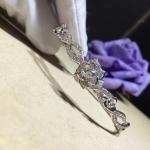 PIAGET brand jewelry Piaget Rose bracelet in 18K white gold set with 190