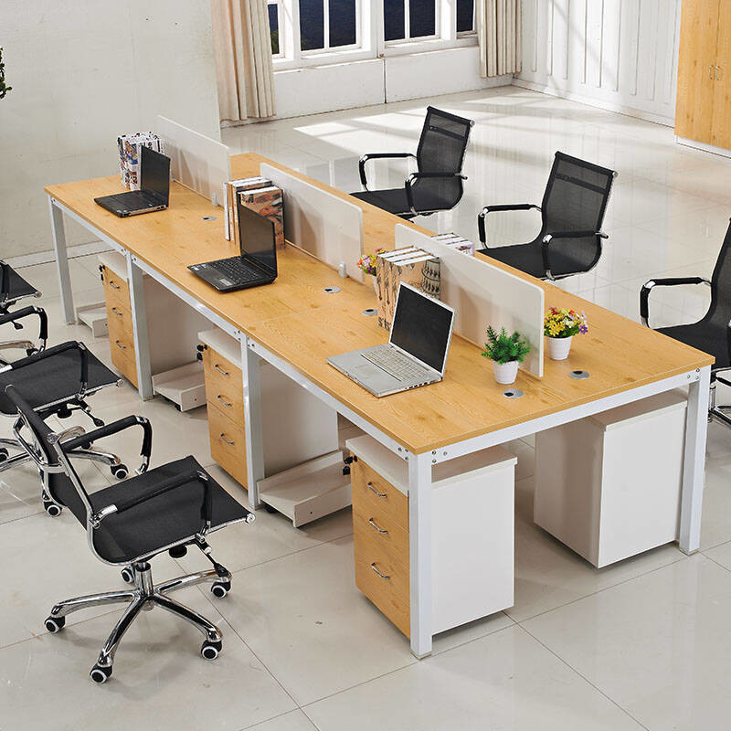Free Standing 8 Seater Flexible Modular Office Workstation For Staff ISO9001