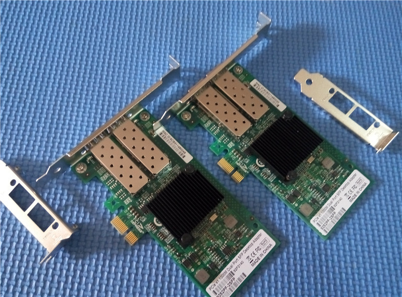 1000Mbps PCI Express x1 Dual Port Fiber Optic Network Card Intel I350 Gigabit Controller Thin Client PC Network Adapter