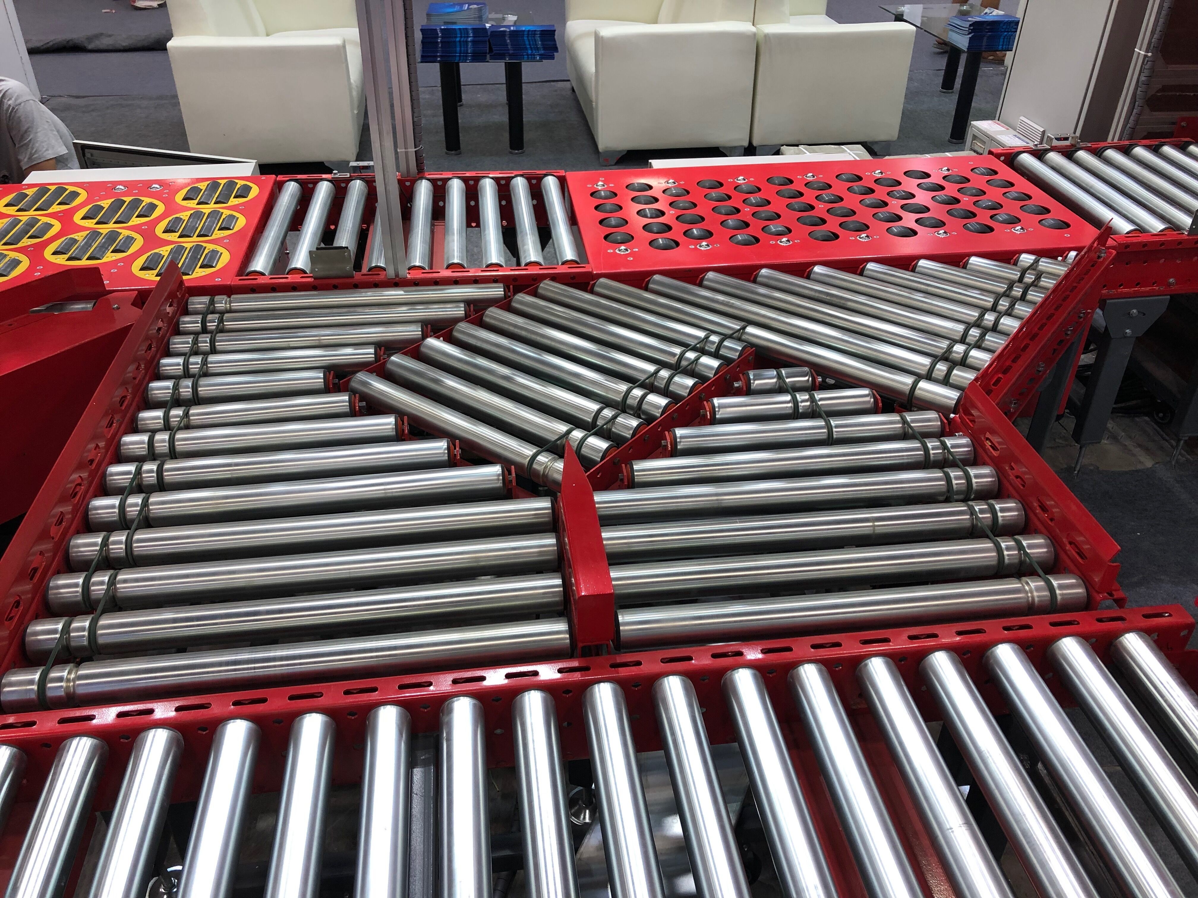 24 volt DC Reversible powered mdr conveyor
