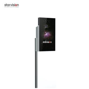 Wholesale Roadside IP65 6 Sheet P3 Outdoor Led Display Street Led Screen Clock from china suppliers