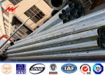 Hop Dip Galvanized Steel Electric Power Pole 33KV / 66KV / 132KV / 220KV
