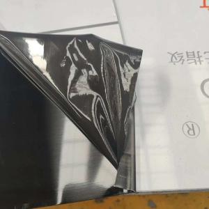 Wholesale Black Mirror 304 Stainless Steel Sheet Plate For Decoration 0.3-1.5mm SS Sheet from china suppliers