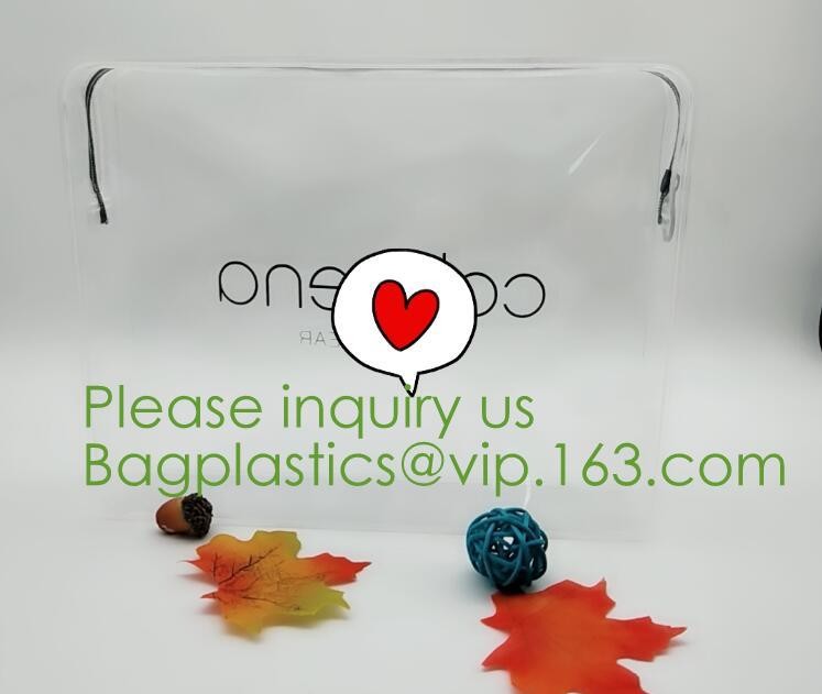 printed PVC zipper bag ,transparent PVC swimwear packaging bag,bikini bag,zipper bag for cosmetic packing bagease bagpac