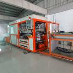 Used Ps Fast Food Box Plastic Vacuum Forming Machine For ming Large Trays