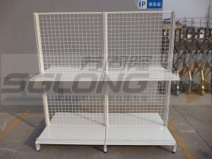Wholesale Cash Counter Shelf End Cap Supermarket Gondola Shelving 30KG - 50KG Capability from china suppliers