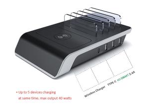 Wholesale Fast Charger Station 9V CE 10W QI Wireless Charging Pad from china suppliers