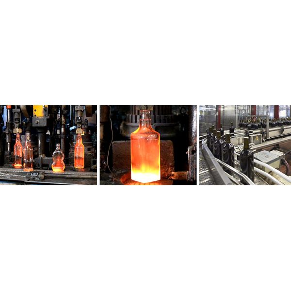 Empty 750Ml Glass Red Wine Bottle Liquor Wine Bottles With Screw Lid