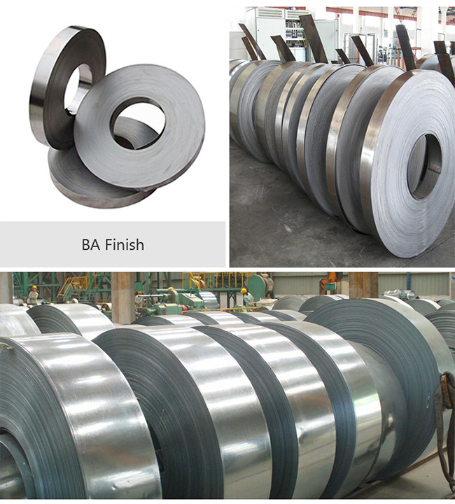 Slit Edge SS 304 Strips Cold Rolled BA Stainless Steel Banding Strap 2mm