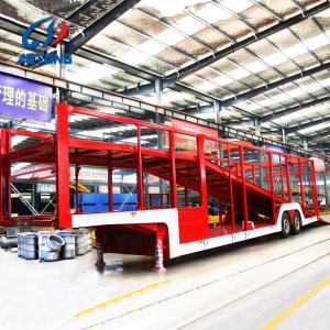 Wholesale 8 Units SUVs Carrier Semi Trailer Tri Axle Car Vehicle Transport Semi Truck Trailer from china suppliers