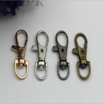 Small zinc alloy metal 10 mm round swivel eye bolt lobster claw snap hook for