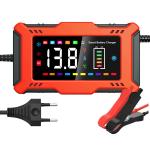 12V/10A Input 12V/2A Output Color Touch Screen Car Battery Charger for Lead-Acid