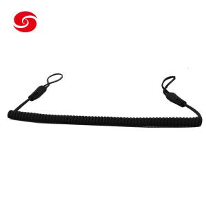 Wholesale Kevlar Military Tactical Gun Rope Retractable Spiral Coiled Lanyard from china suppliers