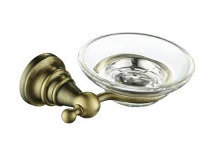 Wholesale Antique Bathroom Accessory Glass Shower Soap Dish Easy Installation from china suppliers