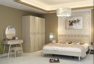 Wholesale 3-5 Star Hotel Bedroom Furniture Sets , Hotel Project Furniture High Glossy Painting from china suppliers