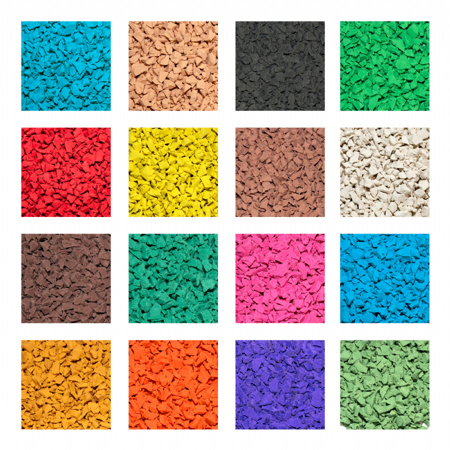 Elongation ≥ 100% EPDM Rubber Granule Density 1.4-1.6 G/Cm3 Hardness 60-70 Shore A