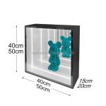 2024 High Brightness LED Light Glass Infinity Mirror Display Cabinet for Living