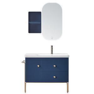 Wholesale ARROW APGM10L3250 Tall Modern Bathroom Cabinets Solid Wood With Intelligent Mirror LED from china suppliers