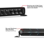 7 Inch 1283lm Off Road Single Row LED Light Bar Aluminum Housing