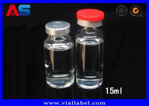Wholesale Blue / white / Black 3ml 15ml Pharmaceutical Tubular Small Glass Containers With Lids from china suppliers