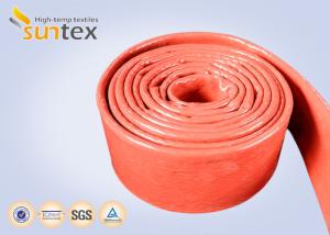 Wholesale Flame Protection Red High Temp Fiberglass Sleeving Hose And Cable Thermal Barriers from china suppliers