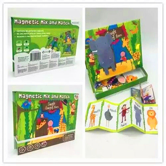 Funny Childrens Educational Games , Match Game Set Magnet Activities For Kids