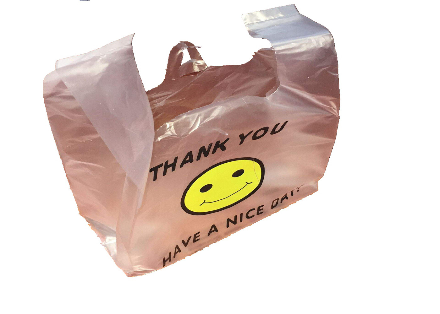 Recycled Reusable Colored Plastic Merchandise Bags For Grocery , Clothes Store