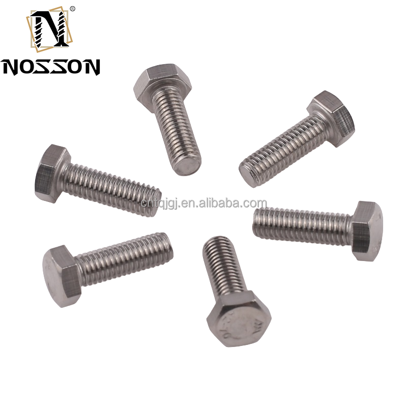 HEX Half Thread Bolt And Nut Pernos Din 931 For Your Requirements Zinc Plated M8 Hexagon Head Bolt Grade 4.8/8.8/10.9/12.9