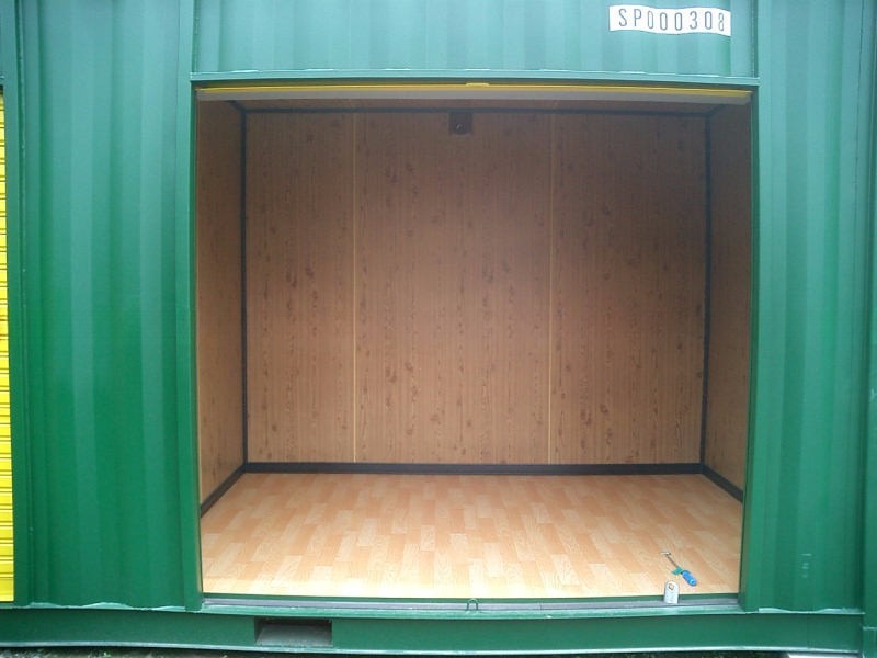 20 Feet Length Roller Shutter Door Self Storage Shipping Container 20ft