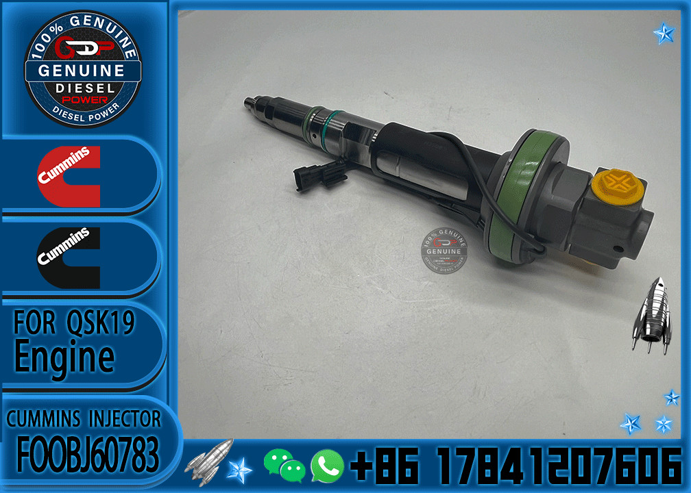 Diesel Fuel Injector F00BJ10006 0986435912 FO0BJ60578 FOOBJ60783 1000019903 For Cummins QSK19 QSK38 QSK50 QSK60 Engine