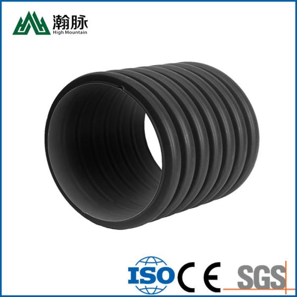 Inner Rib Corrugated High Density Polyethylene Pipe / Hdpe Twin Wall Drainage